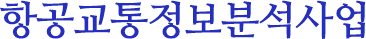 항공교통정보분석사업