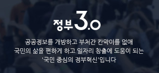 행복한 대한민국을 여는 정부 3.0